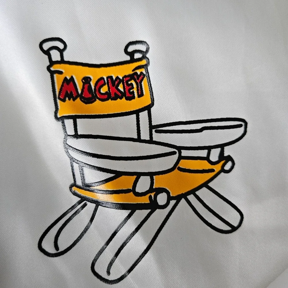 Vintage Chalk Line Mickey Mouse‎ Disney Director Jacket Stripe Varsity Bomber